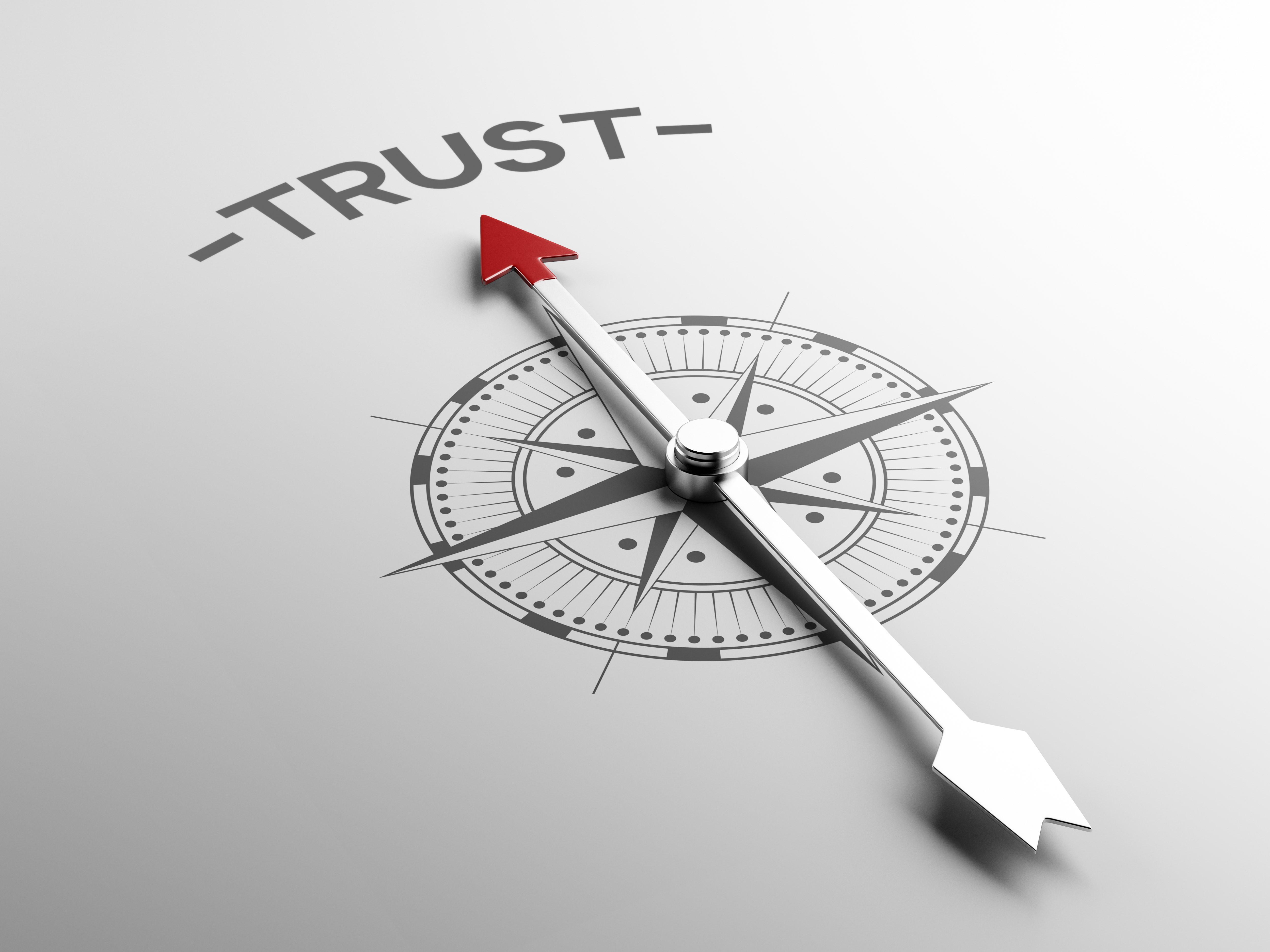 Trust with compass Shutterstock Image
